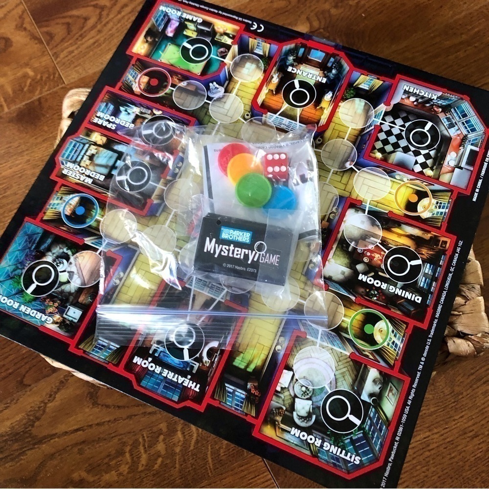 Parker Brothers Mystery Board Game